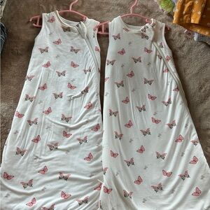 Butterfly Print Twins Sleep Sack Set